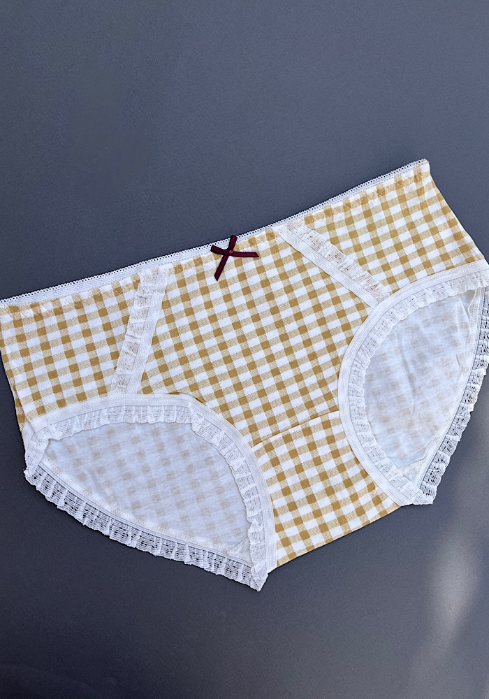 شورت عروسکی زرد راه راه